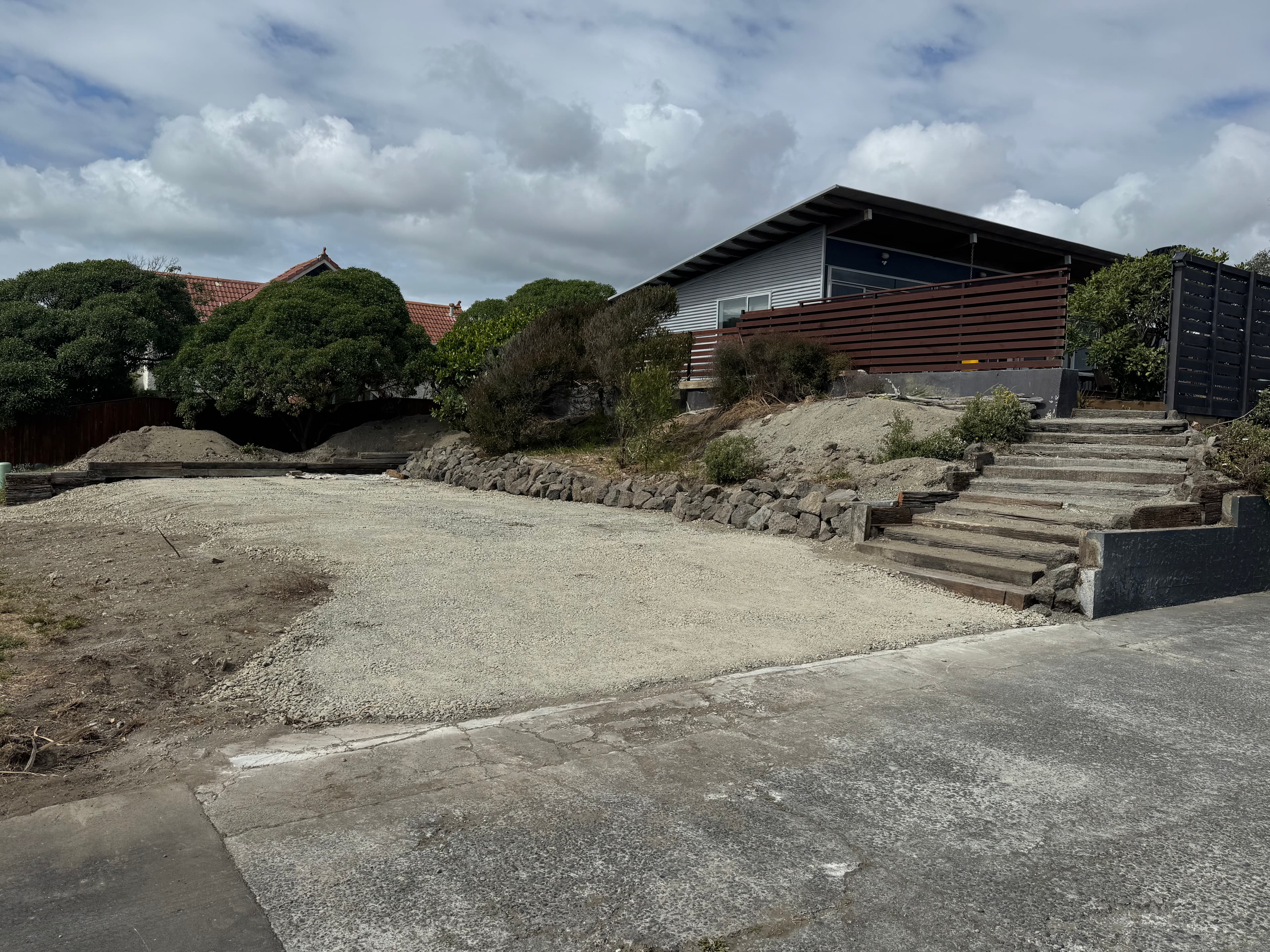 Site scrapes / Yard clearing after